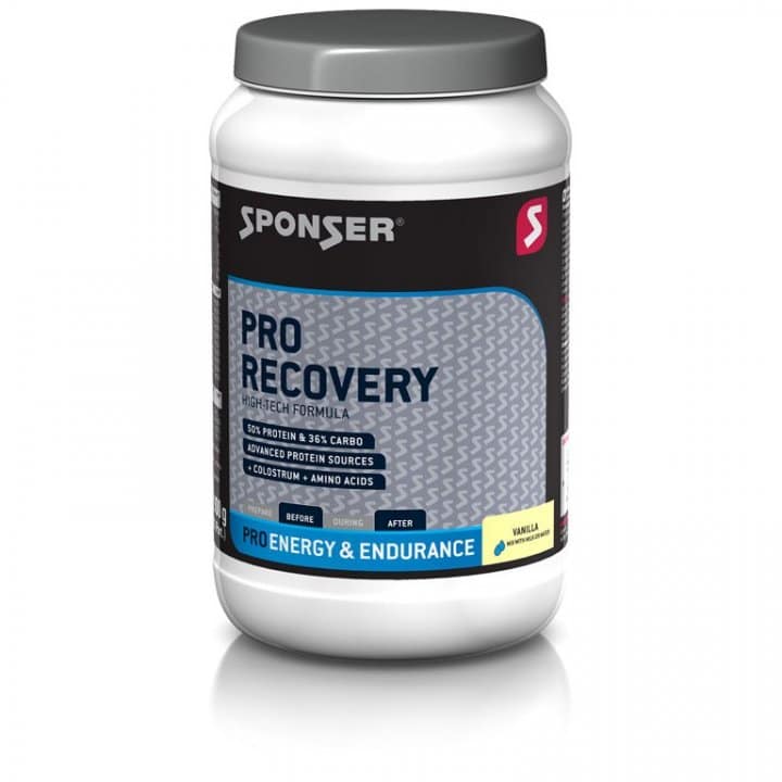 SPONSER PRO Recovery 50/36 Vanille - Boisson protéinée et glucidique en poudre - 900g 