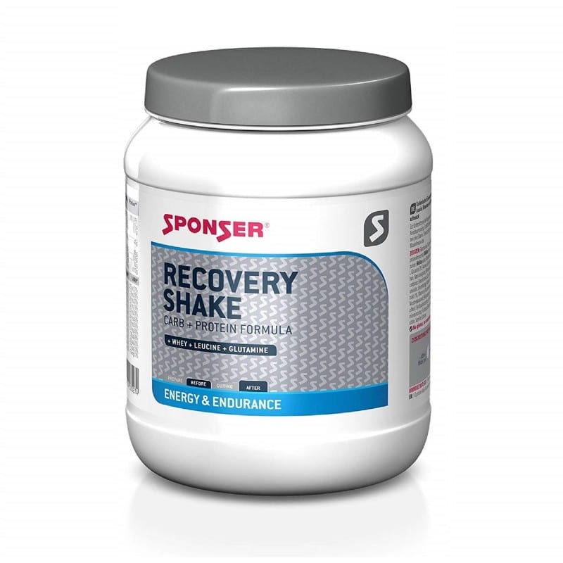 SPONSER Recovery Shake - Boisson protéinée et glucidique en poudre - 900g 