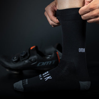 CHAUSSETTES IRO 2.0 UNISEXES NOIRES AVEC LOGO