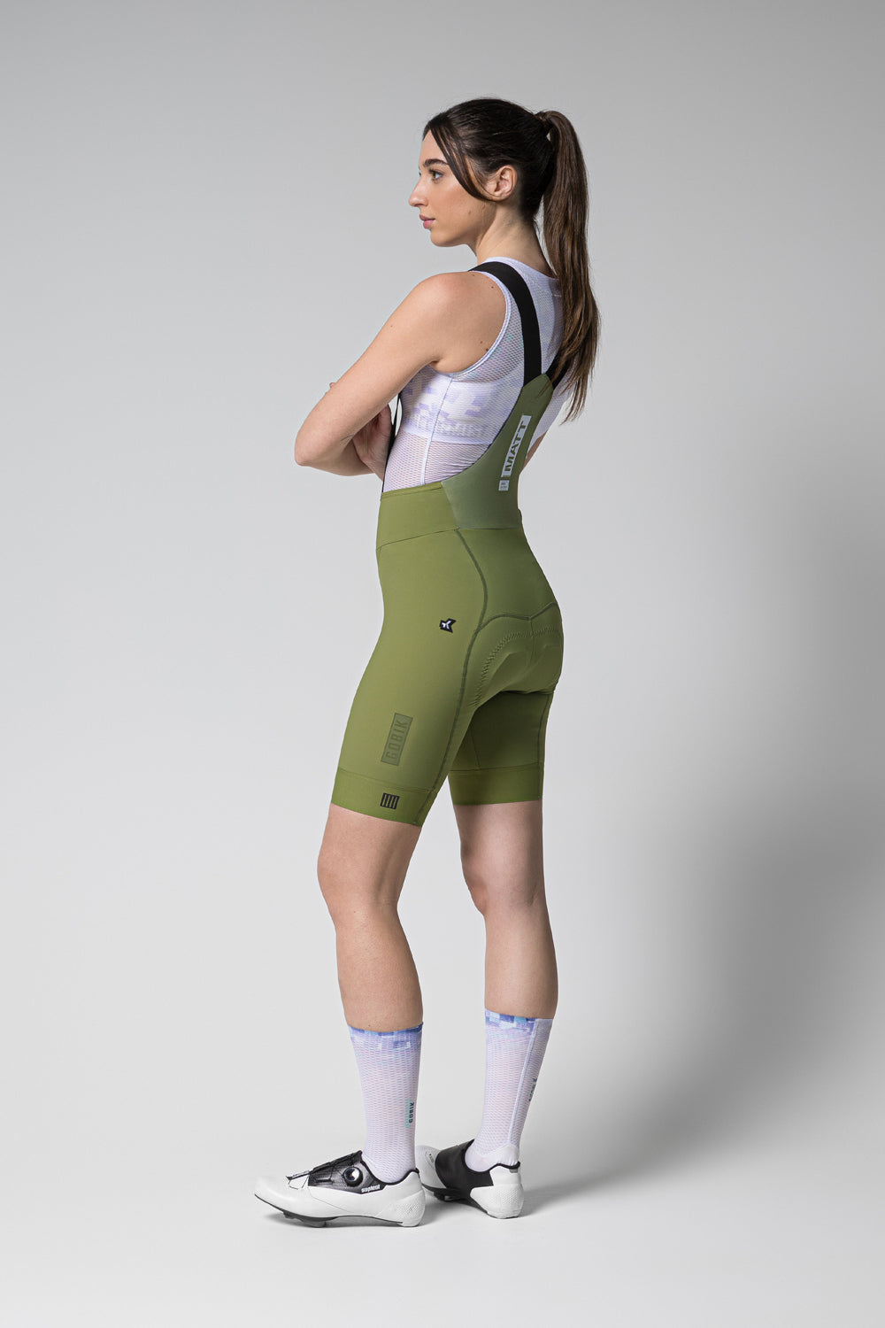 SHORT MAT 2.0 FEMME VERT OLIVE - K9