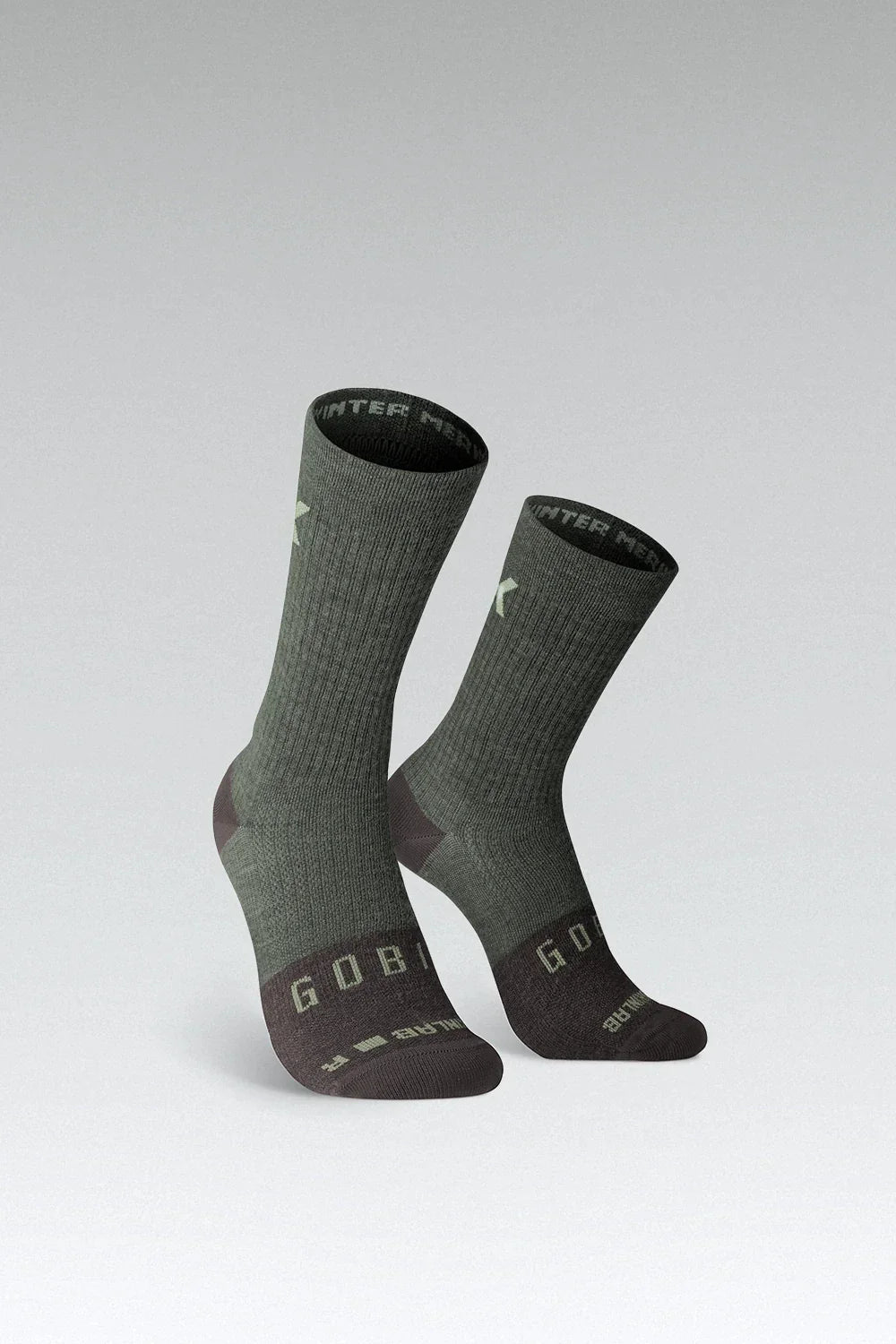 CHAUSSETTES HIVER MERINO UNISEXES OLIVE