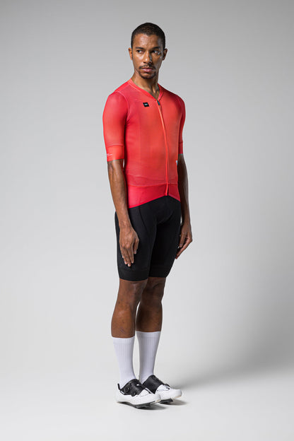 MAILLOT MANCHES COURTES RACE 2.0 UNISEXE CERISE