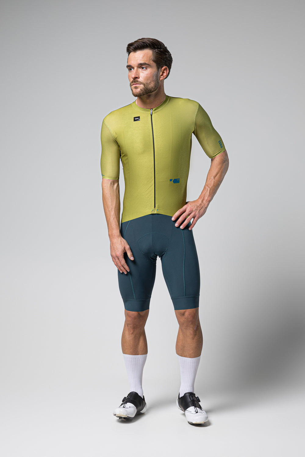 MAILLOT MANCHES COURTES HOMME MAGNITUDE SPLIT VERT