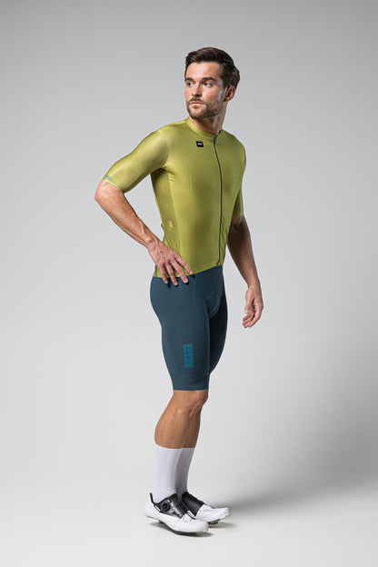 MAILLOT MANGA CORTA MAGNITUDE HOMBRE SPLIT GREEN