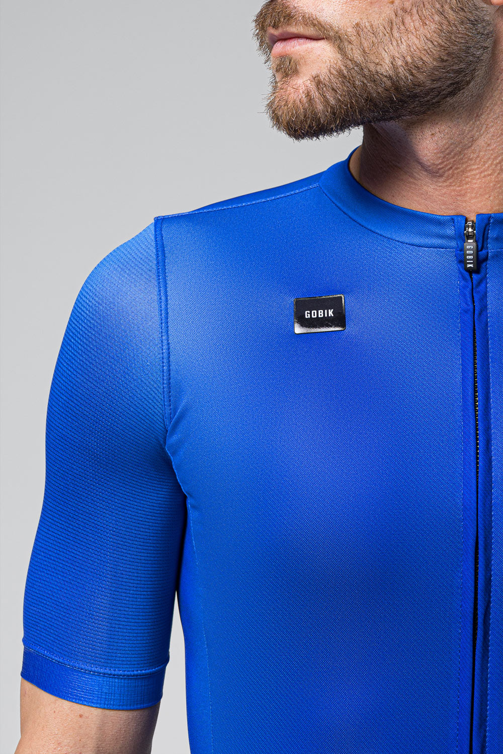 MAILLOT MANCHES COURTES HOMME STARK AZURE